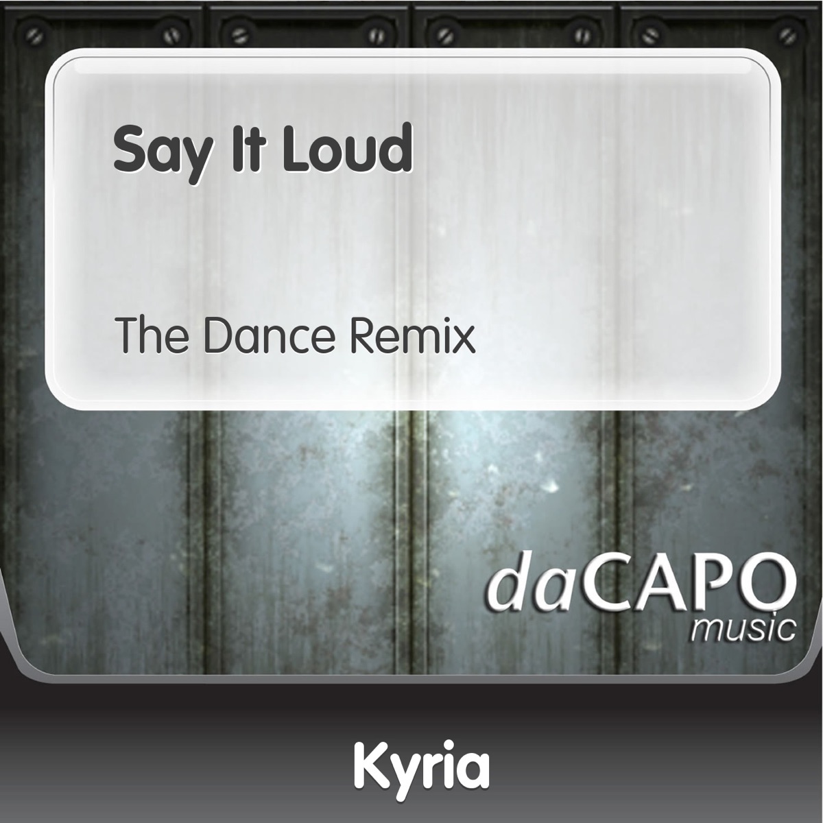 Say It Loud - Single cover art