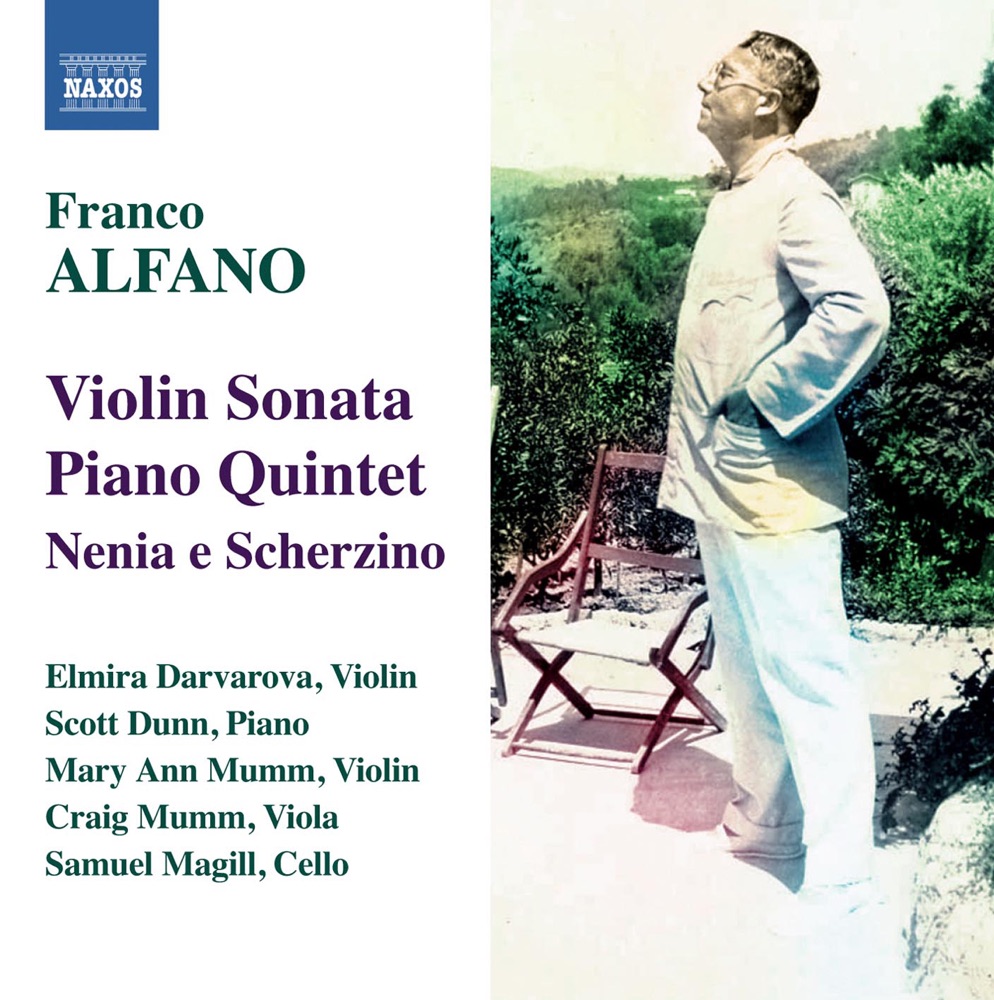 Обложка альбома «Alfano: Violin Sonata - Piano Quintet» — Scott Dunn, Elmira Darvarova, Sam Magill, Mary Ann Mumm & Craig Mumm
