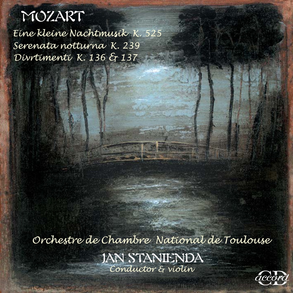 Обложка альбома «Mozart, W.A.: Serenades Nos. 6 and 13 - Divertimenti - K. 136, 137» — Toulouse National Chamber Orchestra & Jan Stanienda