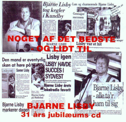Noget Af Det Bedste Og Lidt Til (31 Års Jubilæums CD) - Bjarne Lisby Cover Art