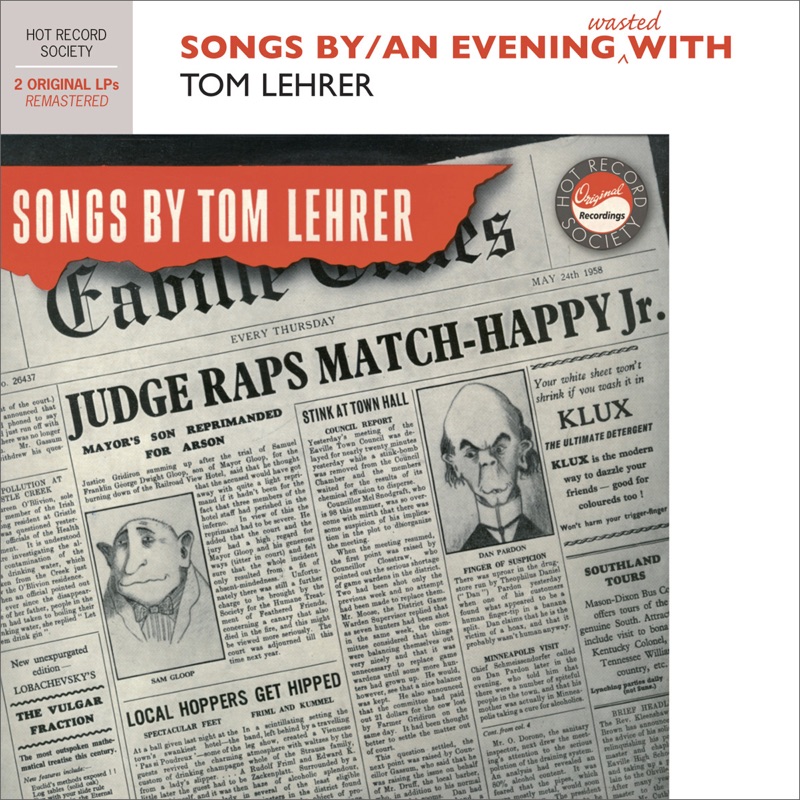 Songs By/An Evening Wasted with Tom Lehrer