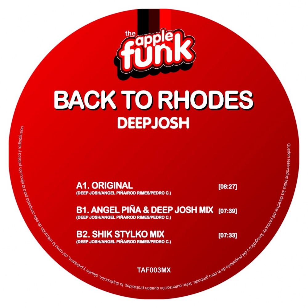 Обложка альбома «Back To Rhodes - Single» — Deep Josh