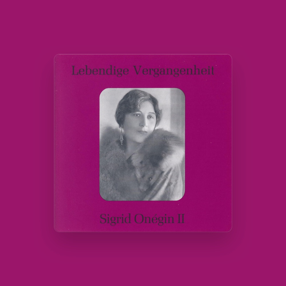 Фото Sigrid Onegin