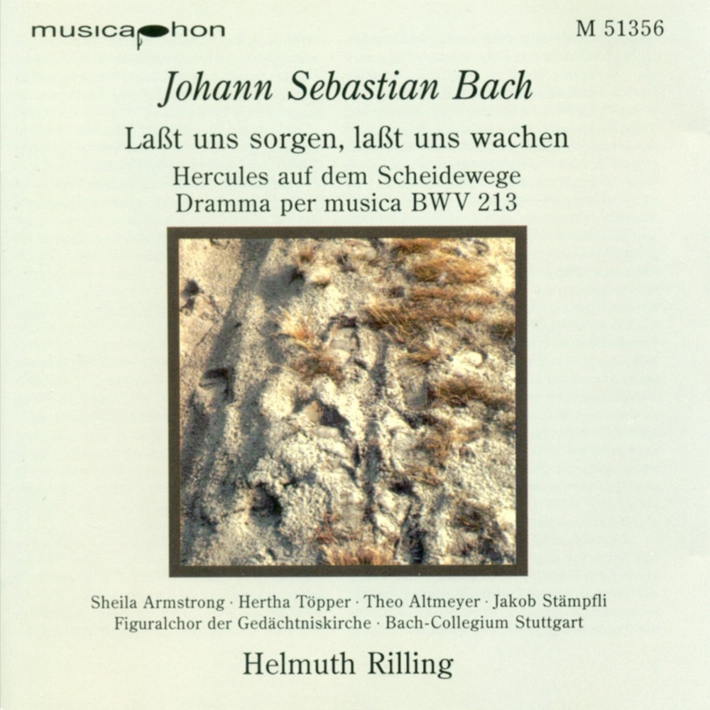 Обложка альбома «Bach, J.S.: Lasst Uns Sorgen, Lasst Uns Wachen - Keyboard Concerto» — Theo Altmeyer, Stuttgart Bach Collegium, Sheila Armstrong, Hertha Töpper, Stuttgart Figuralchor der Gedachtniskirche, Helmuth Rilling, Jakob Stampfli, George Malcolm, Helmut Winschermann & German Bach Soloists