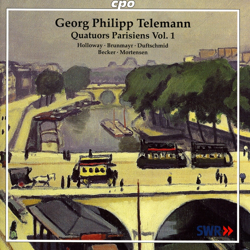 Обложка альбома «Telemann, G.P.: Chamber Music (Quatuors Parisiens, Vol. 1)» — John Holloway, Lars Ulrik Mortensen, Ulrike Becker, Lorenz Duftschmid & Linde Brunmayr-Tutz