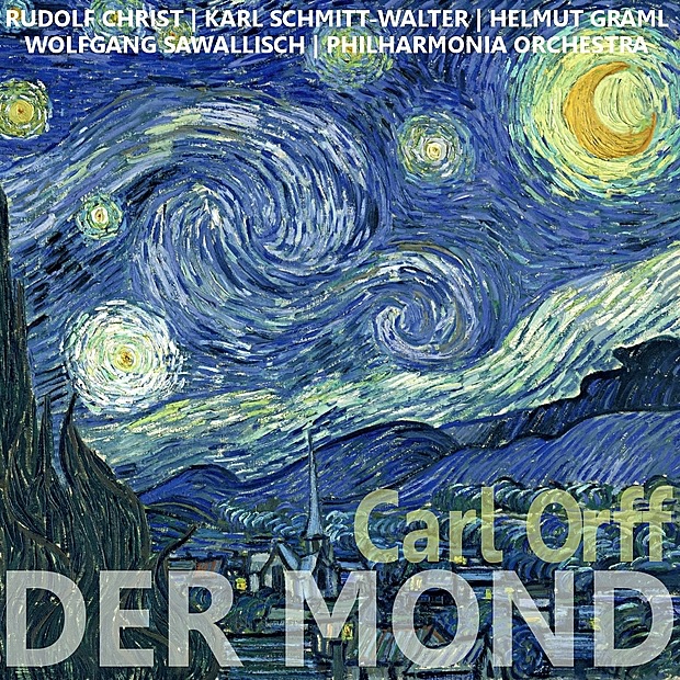 Обложка альбома «Orff: Der Mond» — Rudolf Christ, Karl Schmitt-Walter, Helmut Graml, Philharmonia Orchestra & Wolfgang Sawallisch