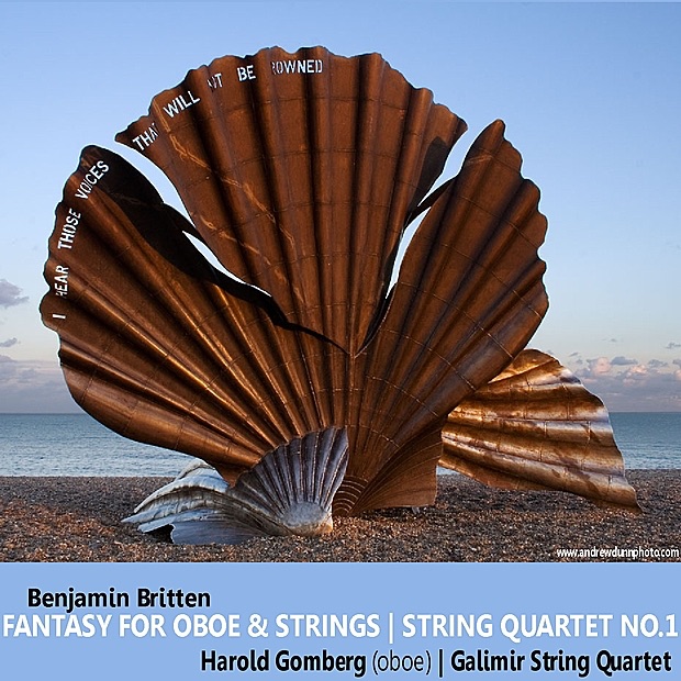 Обложка альбома «Fantasy for Oboe and Strings, Op. 2; String Quartet No. 1 in D, Op. 25» — Harold Gomberg & Galimir String Quartet