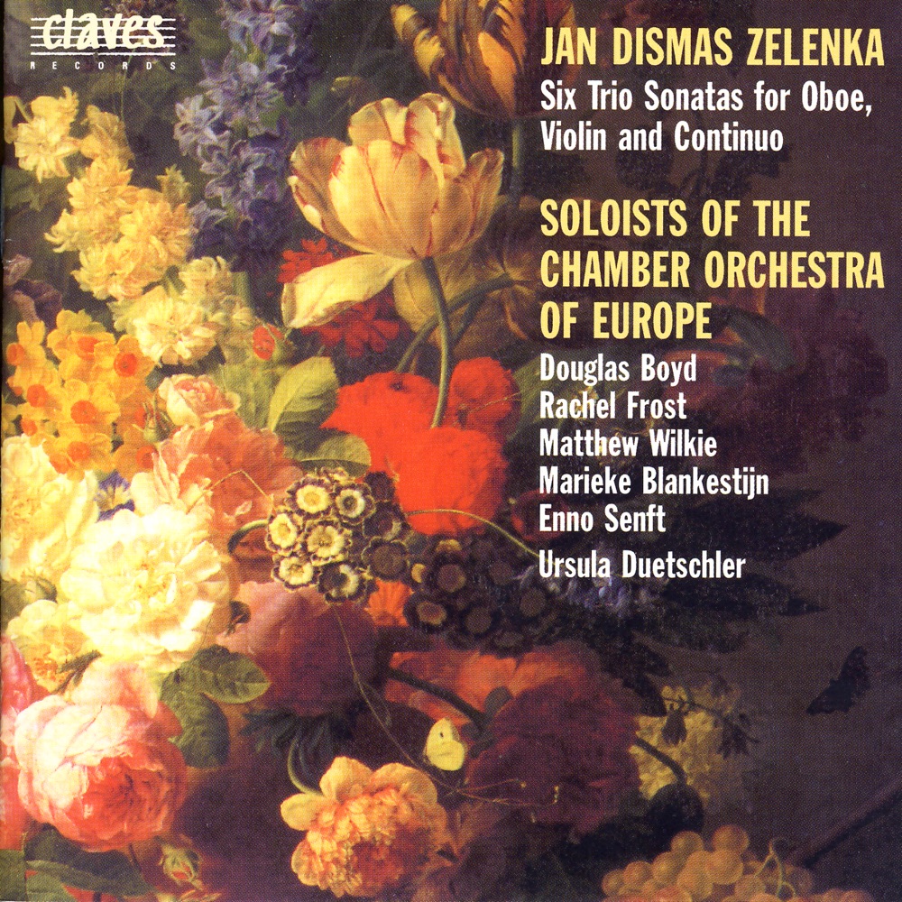 Обложка альбома «Jan Dismas Zelenka: Six Trio Sonatas For Oboe, Violin & Continuo (Z. 181)» — Douglas Boyd, Rachel Frost, Matthew Wilkie, Marieke Blankestijn, Enno Senft & Ursula Duetschler