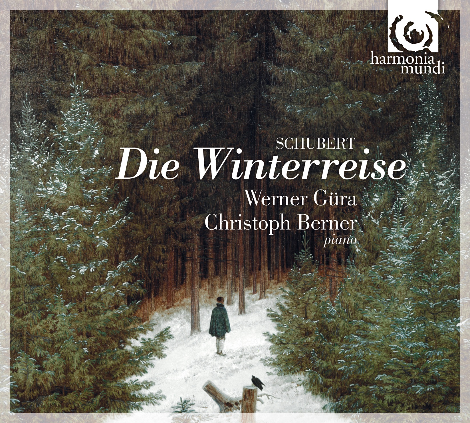 Schubert: Die Winterreise by Werner Güra & Christoph Berner album cover