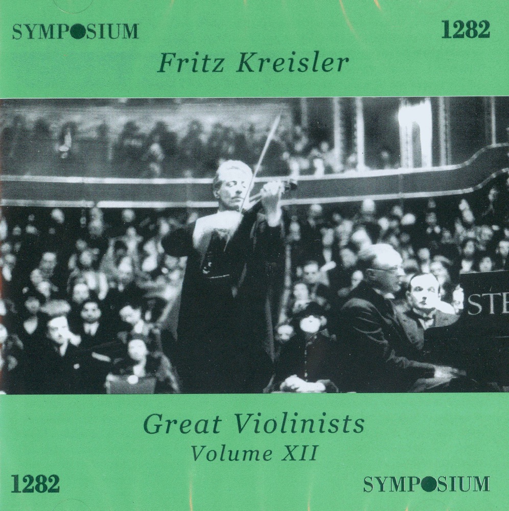 Обложка альбома «Great Violinists Vol. XII» — Fritz Kreisler, Sir Eugene Goossens, Studio Orchestra, Eugene Ormandy, The Philadelphia Orchestra, Anonymous & Donald Voorhees