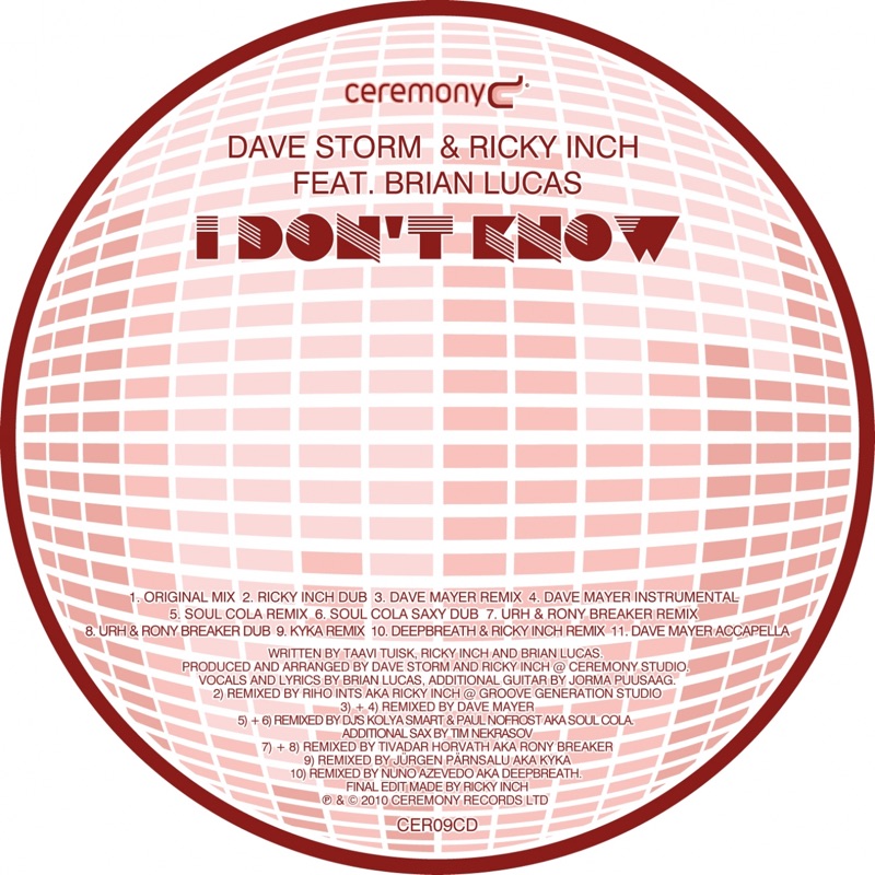 I Don't Know (feat. Brian Lucas)