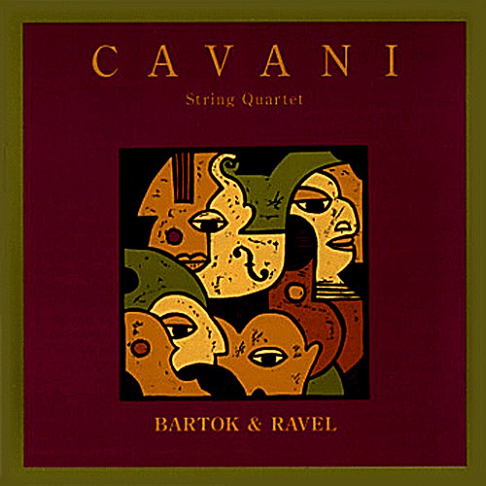 Обложка альбома «Ravel: String Quartet in F Major - Bartok: String Quartet No. 4» — Cavani Quartet