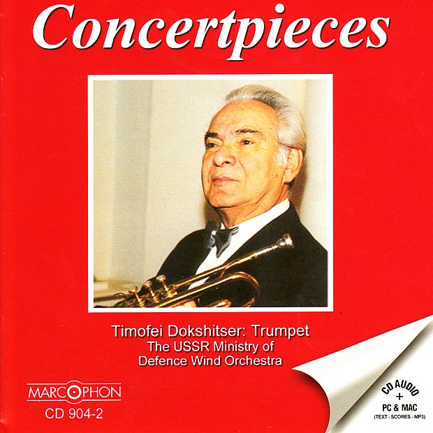 Обложка альбома «Concertpieces» — Timofei Dokshitser & The USSR Ministry of Defence Wind Orchestra