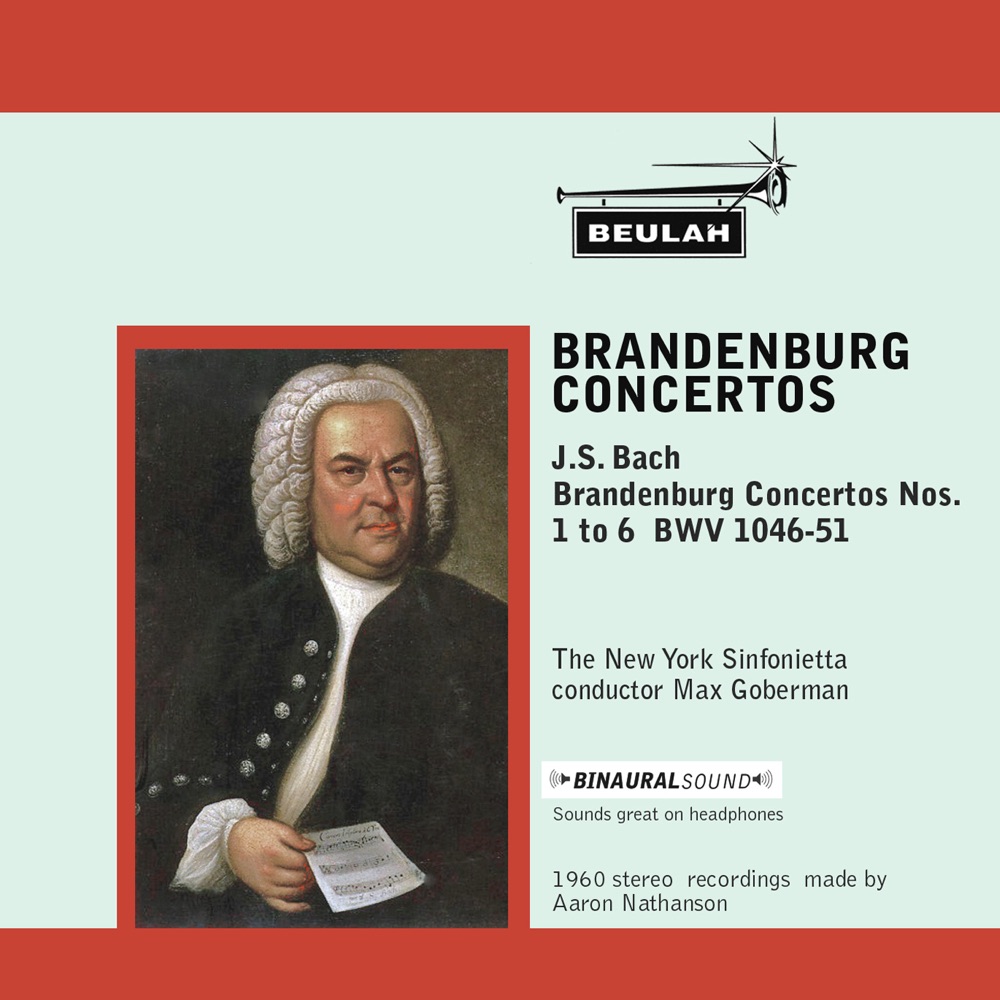 Обложка альбома «Bach: Brandenburg Concertos» — Max Goberman & New York Sinfonietta