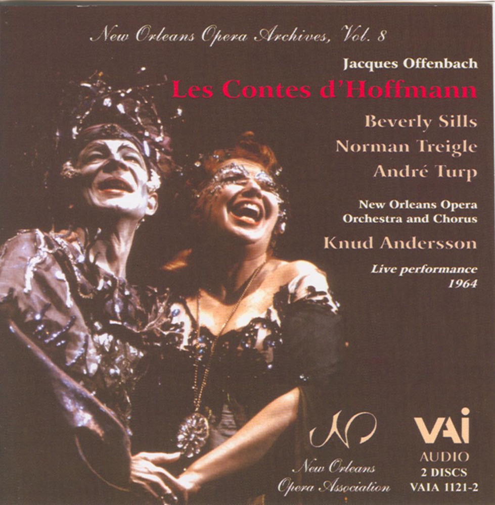 Обложка альбома «Offenbach: Les Contes D'Hoffmann (Historic Live Performance 1964)» — Andre Turp, Beverly Sills, Knud Andersson, New Orleans Opera Orchestra & Norman Treigle
