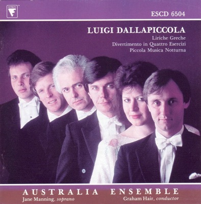 Luigi Dallapiccola: Liriche Greche, Et Al.