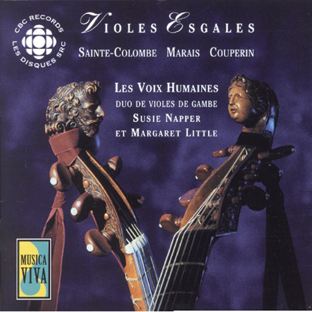 Обложка альбома «Marais - Sainte-Colombe - Couperin: Pieces for 2 Viols» — Les Voix Humaines