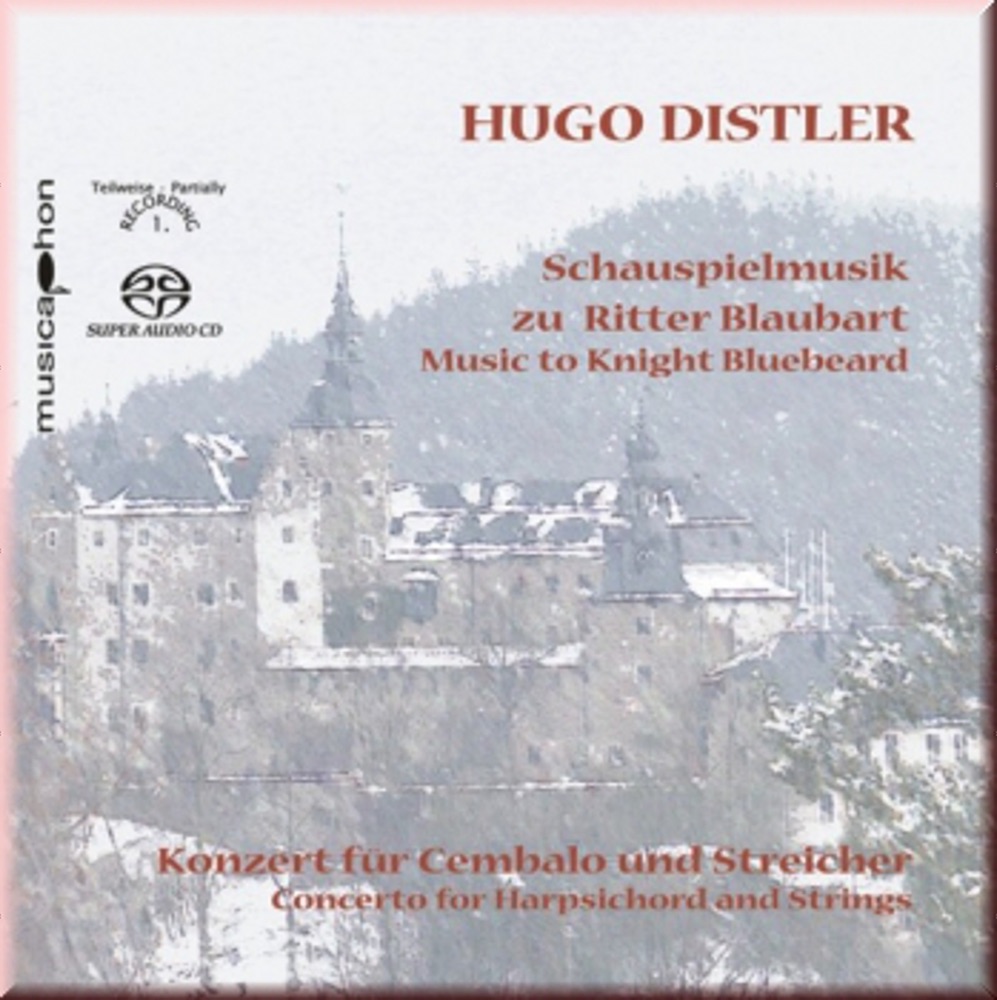 Обложка альбома «Distler, H.: Harpsichord Concerto, Op. 14 - Ritter Blaubart» — German Bach Soloists, Huguette Dreyfus, Martin Stephani, New Brandenburg Philharmonic Orchestra, Stefan Malzew, Katharina Wingen & Stefan Livland