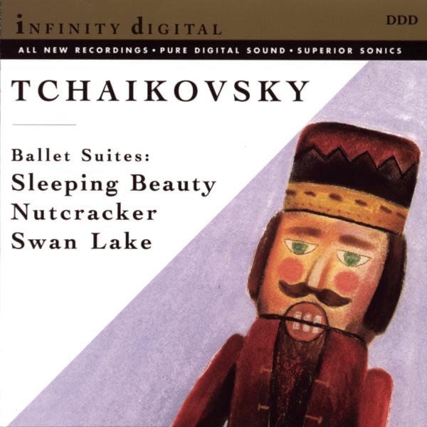Обложка альбома «Tchaikovsky: Excerpts from "Swan Lake" Suite - The Nutcracker Suite - Suite from "Sleeping Beauty"» — Orchestra New Philharmony St. Petersburg, Stanislav Gorkovenko, St. Petersburg Radio & TV Symphony Orchestra & Alexander Titov