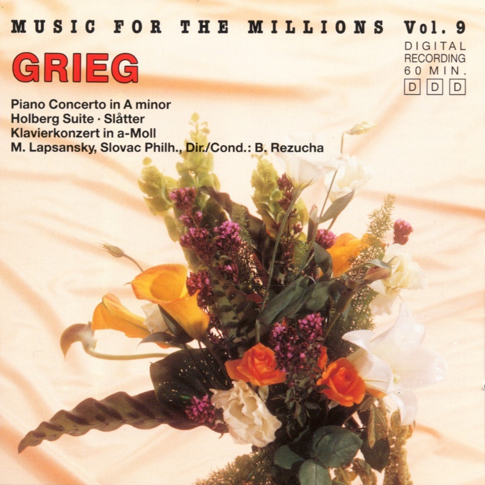 Обложка альбома «Music For The Millions Vol. 9 - Edvard Grieg» — Slovak Philharmonic Orchestra, Bystrik Rezucha & Stefan Jeschko