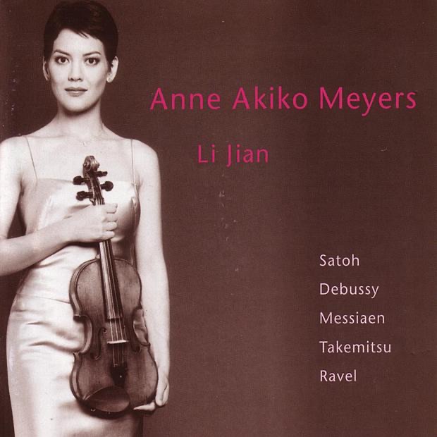 Обложка альбома «Satoh - Debussy - Messiaen - Takemitsu - Ravel» — Anne Akiko Meyers & Li Jian