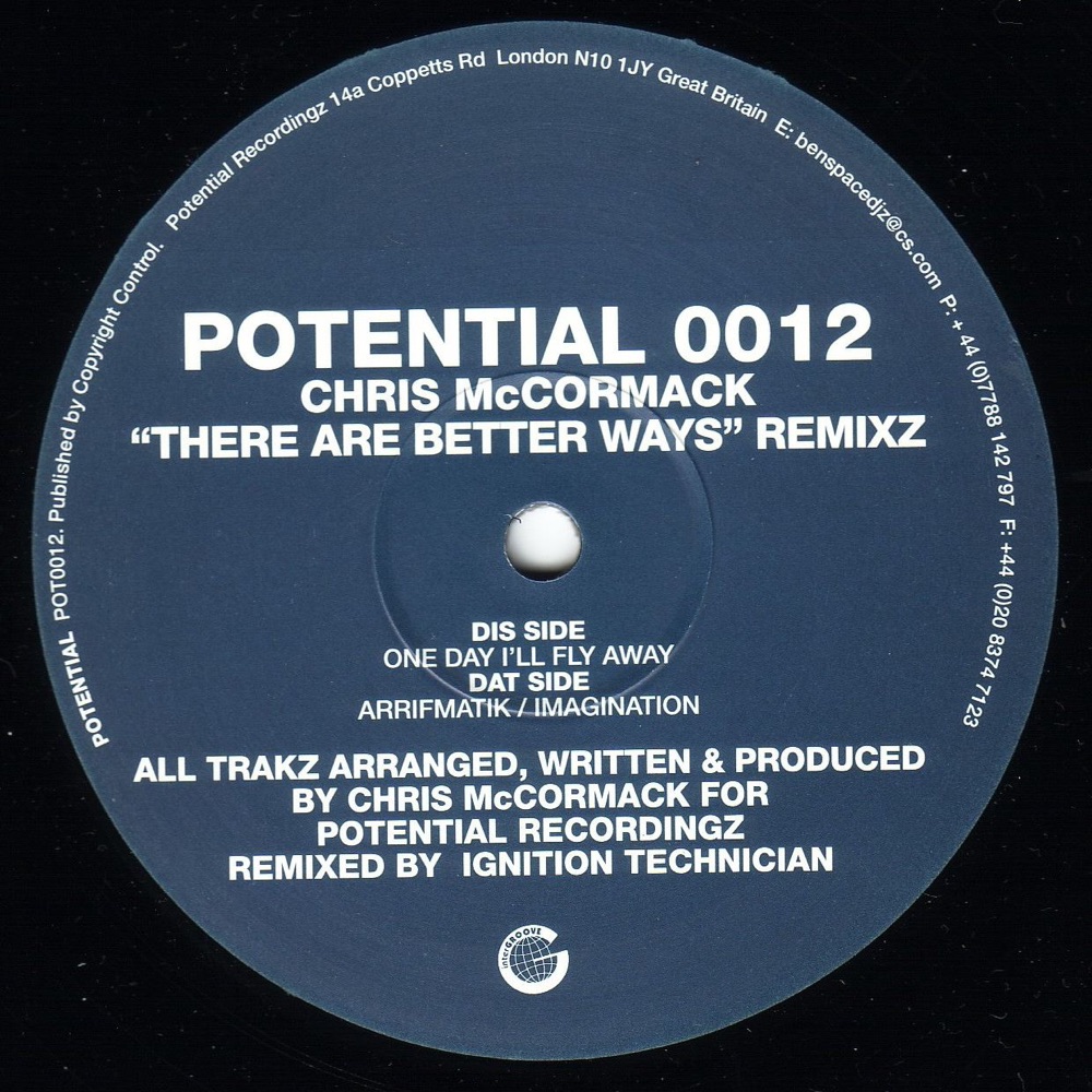 Обложка альбома «There Are Better Ways (Ignition Technition Remixes) - EP» — Chris McCormack