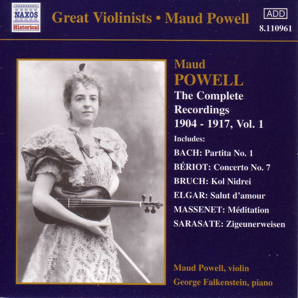 Обложка альбома «Powell, Maud: Complete Recordings, Vol. 1 (1904-1917)» — Maud Powell, George Falkenstein, Waldemar Liachowsky, Josef A. Pasternack, Studio Orchestra & Studio Pianist