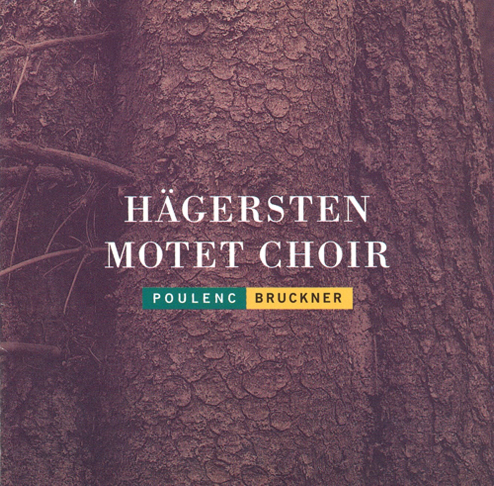 Обложка альбома «Poulenc - Bruckner: Choral Works» — Hägersten Motet Choir & Ingemar Månsson