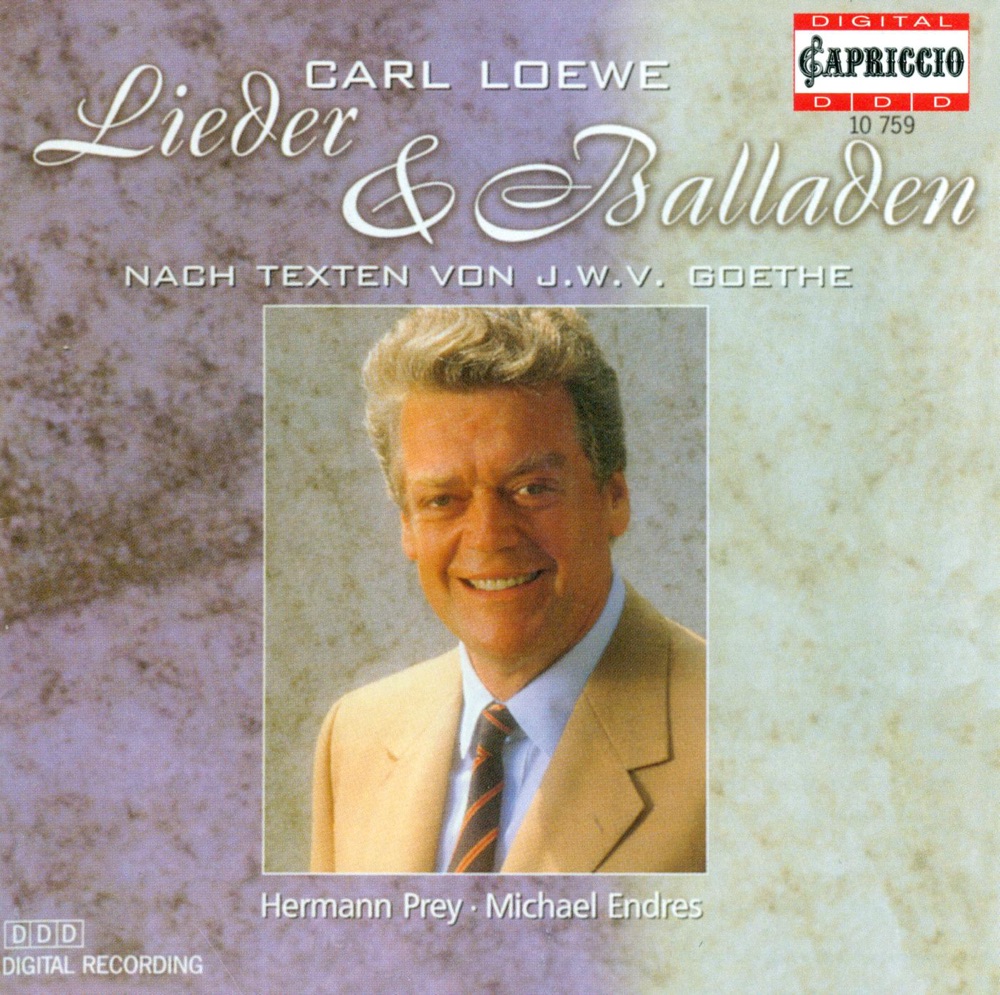 Обложка альбома «Loewe: Vocal Music» — Hermann Prey & Michael Endres