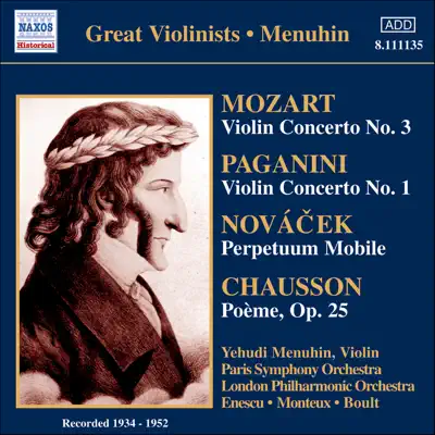 Mozart: Violin Concerto No. 3 - Paganini: Violin Concerto No. 1 - London Philharmonic Orchestra