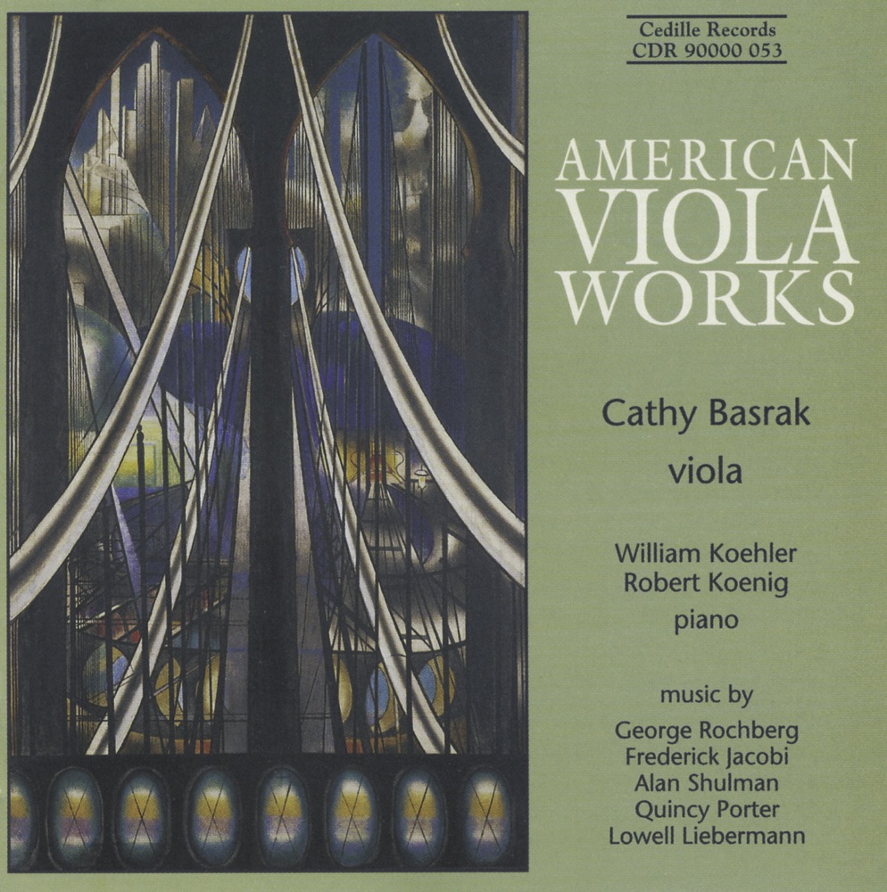 Обложка альбома «American Viola Works» — Robert Koenig, Cathy Basrak & William Koehler