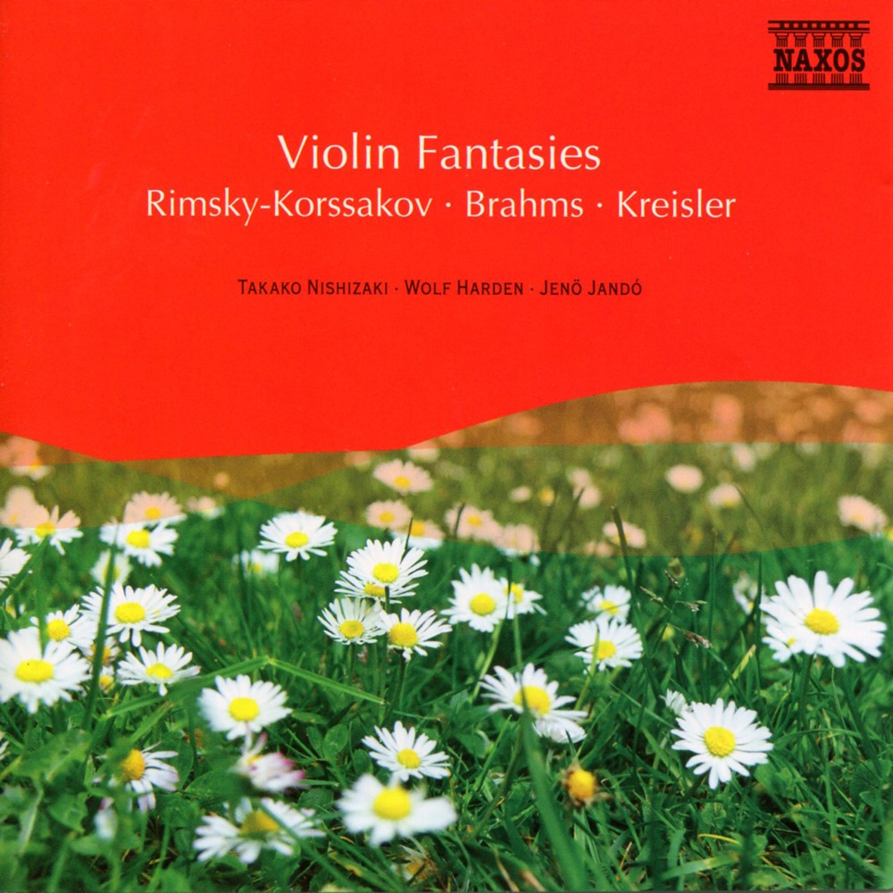 Обложка альбома «Violin Fantasies» — Wolf Harden, Takako Nishizaki & Jenő Jandó