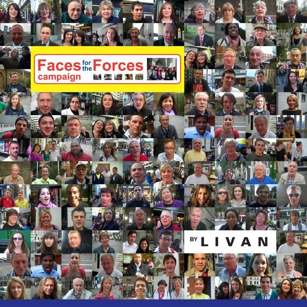 Обложка альбома «Faces for the Forces - Single» — Livan