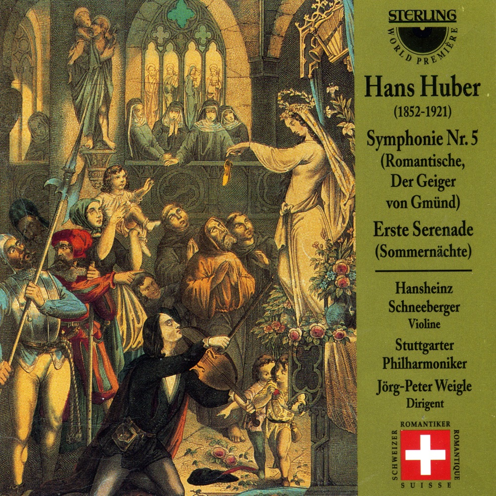 Обложка альбома «Hans Huber Symphonie No.5» — Hansheinz Schneeberger, Stuttgarter Philharmoniker & Jörg-Peter Weigle