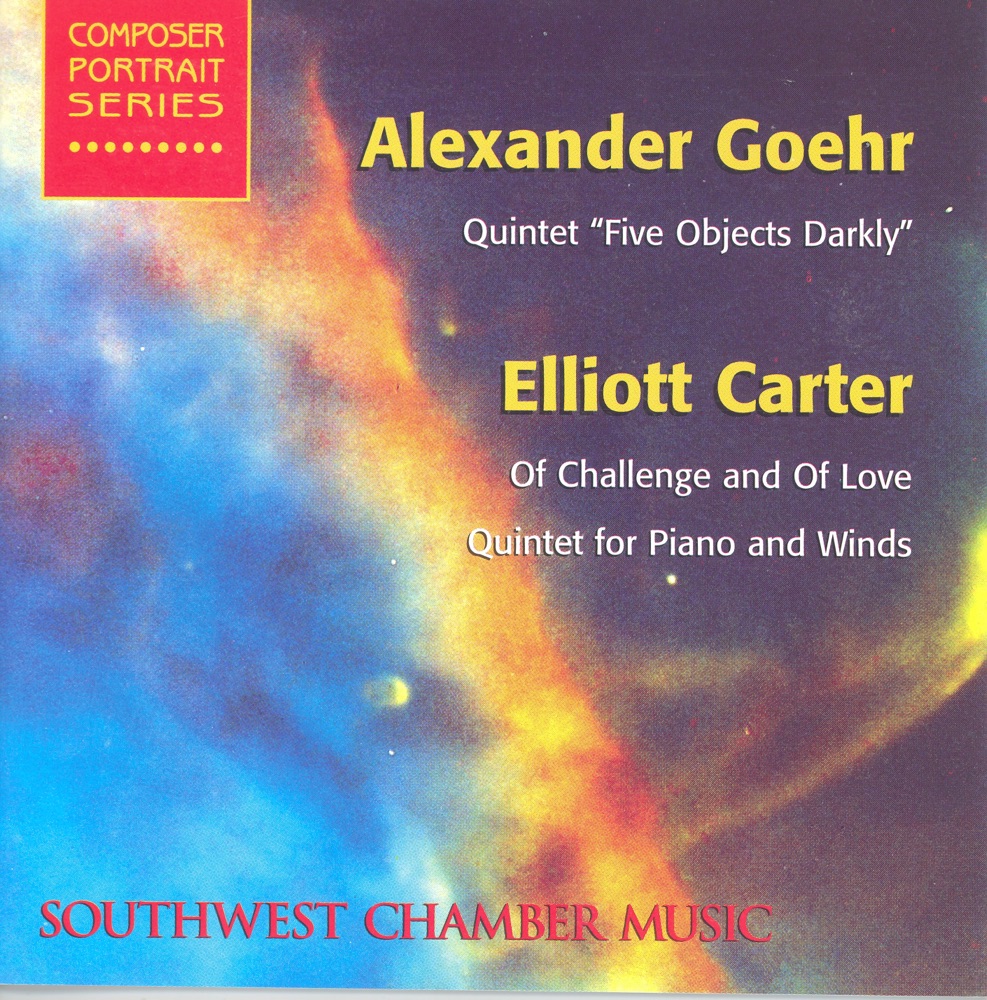 Обложка альбома «Goehr: 5 Objects Darkly - Carter: Of Challenge and of Love» — Phyllis Bryn-Julson, Gayle Blankenburg & Stephen Mosko
