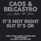 It's Not Right But It's Ok (Gary Caos Mix) artwork