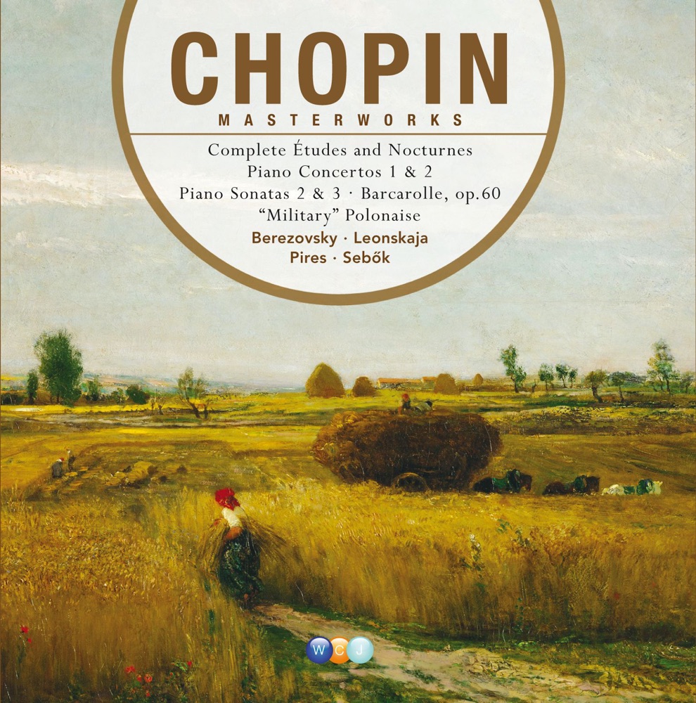 Обложка альбома «Chopin: Masterworks, Vol. 1» — Armin Jordan, Boris Berezovsky, Elisabeth Leonskaja, Maria Joao Pires & Orchestre national de l'Opéra de Monte-Carlo