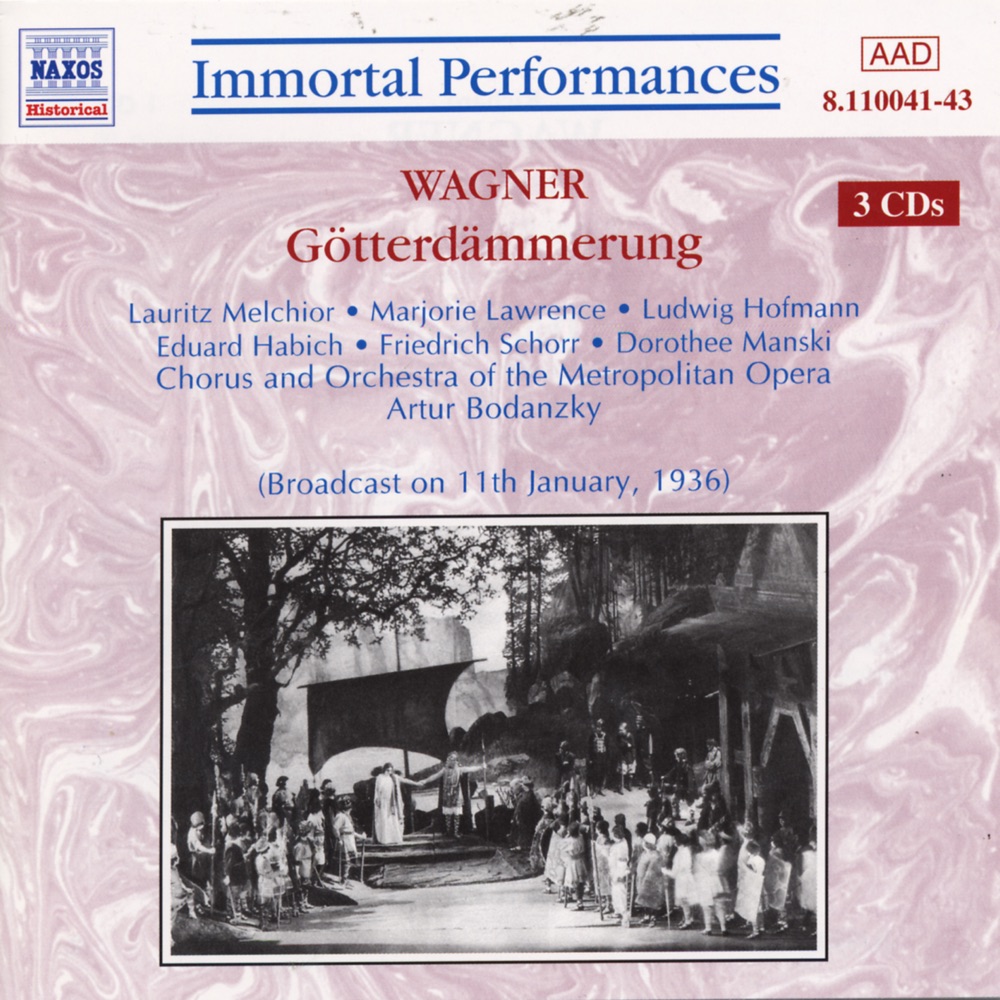 Обложка альбома «Wagner: Gotterdammerung (Ring Cycle 4)» — Eduard Habich, The Metropolitan Opera Chorus & The Metropolitan Opera Orchestra