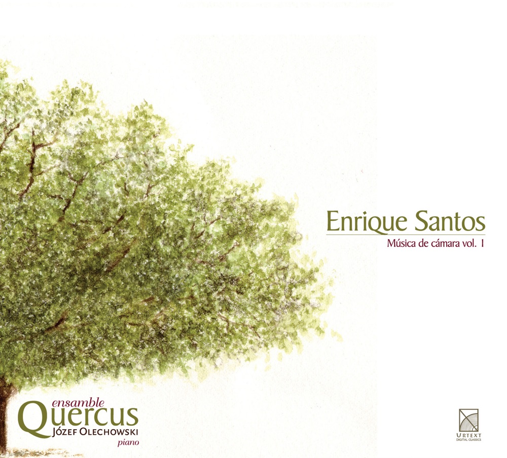 Обложка альбома «Santos: Musica de camara, Vol. 1» — Quercus Ensemble, Carlos Lot, Jozef Olechowski, Rie Watanabe & Gustavo Martin