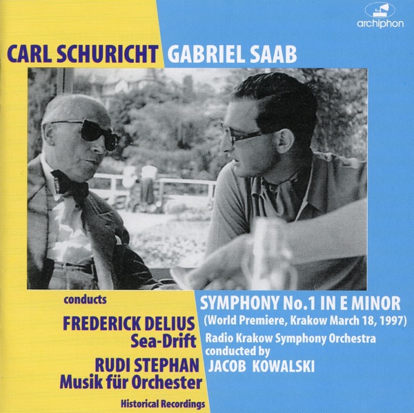 Saab: Symphony No. 1 - Delius: Sea Drift - Stephan: Music for Orchestra (1942-1997)