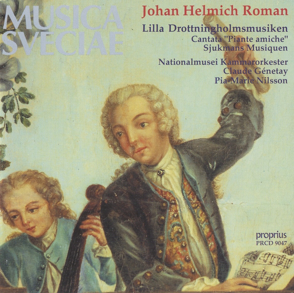 Обложка альбома «Roman: Suite in D Major Lilla Drottningholmsmusiken» — Claude Genetay, Swedish National Museum Chamber Orchestra, Pia-Marie Nilsson & Bengt Rosengren