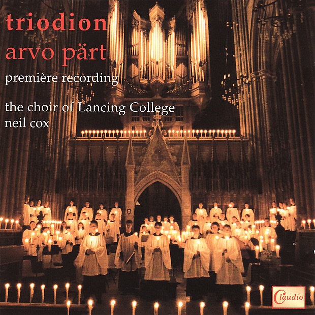 Обложка альбома «Triodion» — Lancing College Choir, Neil Cox & Peter Davis