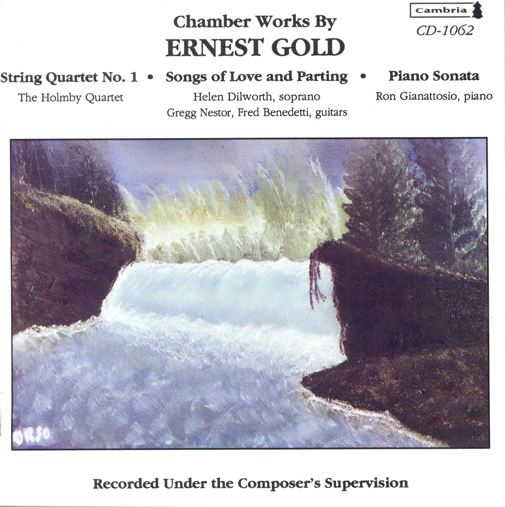 Обложка альбома «Gold: String Quartet, Songs of Love and Parting & Piano Sonata» — Holmby Quartet, The, Fred Benedetti & Gregg Nestor
