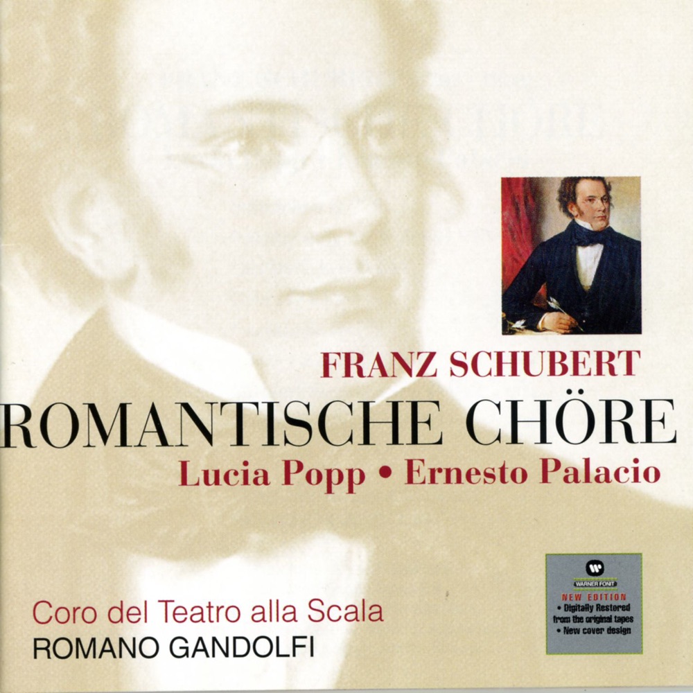 Обложка альбома «Schubert: Romantische Chöre» — Coro del Teatro alla Scala di Milano & Romano Gandolfi