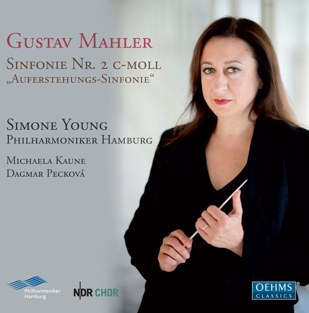 Обложка альбома «Mahler: Symphony No. 2 in C Minor, "Resurrection"» — State Choir LATVIJA, North German Radio Chorus, Dagmar Peckova, Hamburg Philharmonic State Orchestra, Simone Young & Michaela Kaune