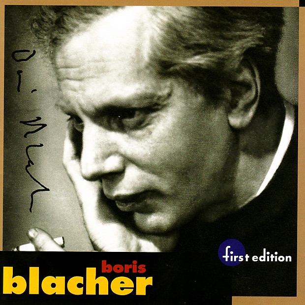 Обложка альбома «Blacher: Orchestral Variations On a Theme By Paganini, Orchestral Ornament Op. 44, Studie Im Pianissimo Op. 45, Orchester Fantas» — The Louisville Orchestra, Lawrence Leighton Smith, Jorge Mester & Robert Whitney