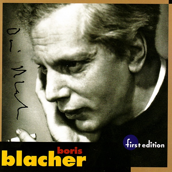 Blacher: Orchestral Variations On a Theme By Paganini, Orchestral Ornament Op. 44, Studie Im Pianissimo Op. 45, Orchester Fantas