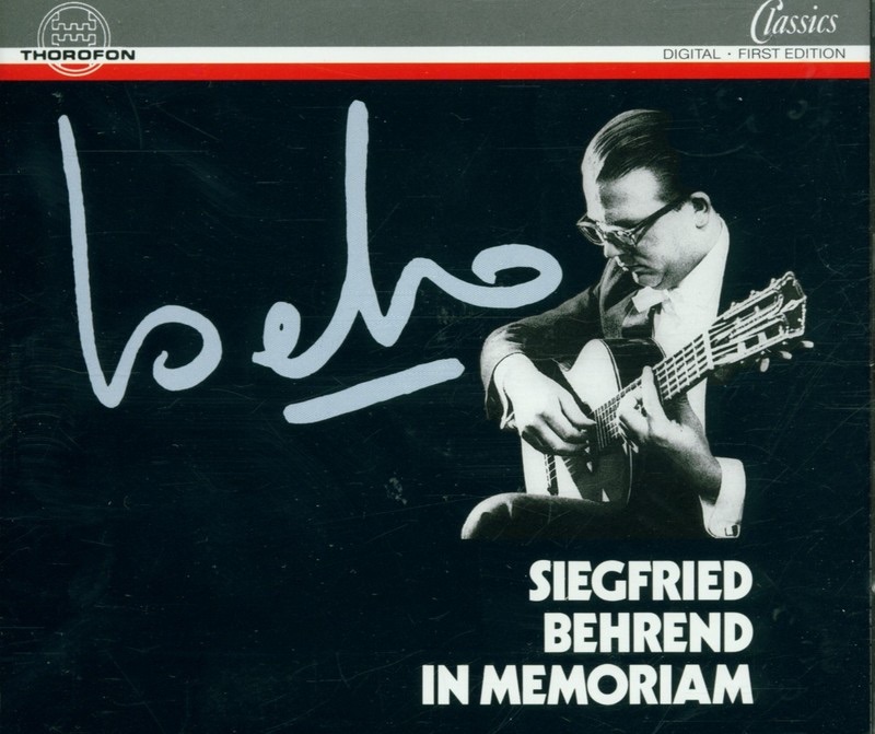 Обложка альбома «Siegfried Berend In Memoriam» — Siegfried Behrend