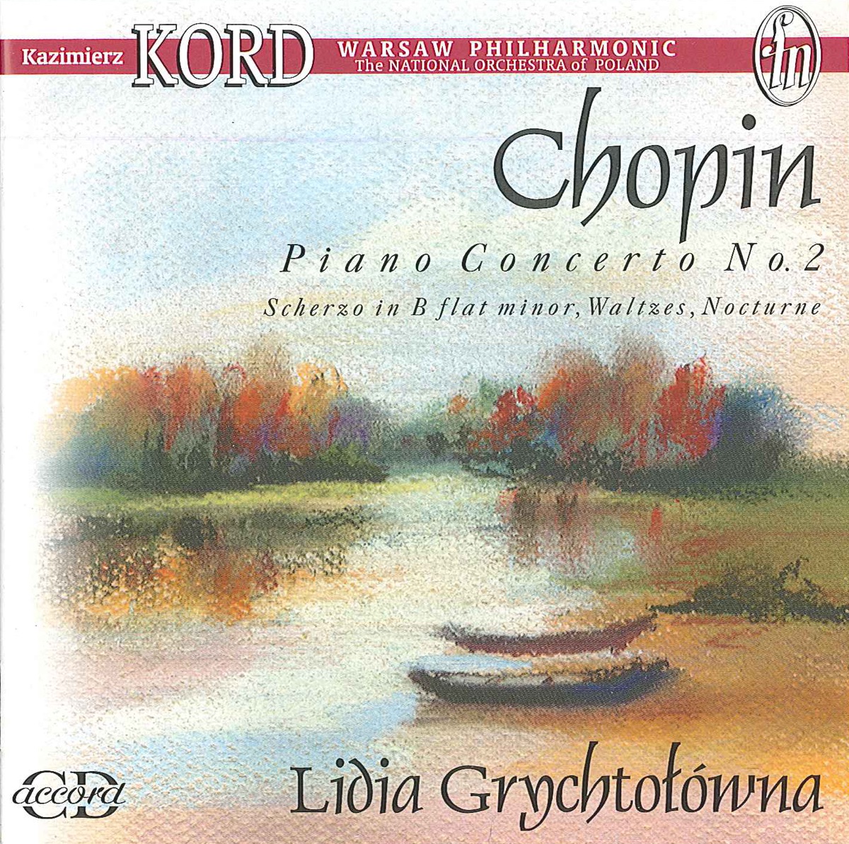 Chopin, F.: Piano Concerto No. 2 - Waltzes - Nos. 1, 2 , 4 , 5, 6, 7 - Nocturne No. 4 - Scherzo No. 2 cover art