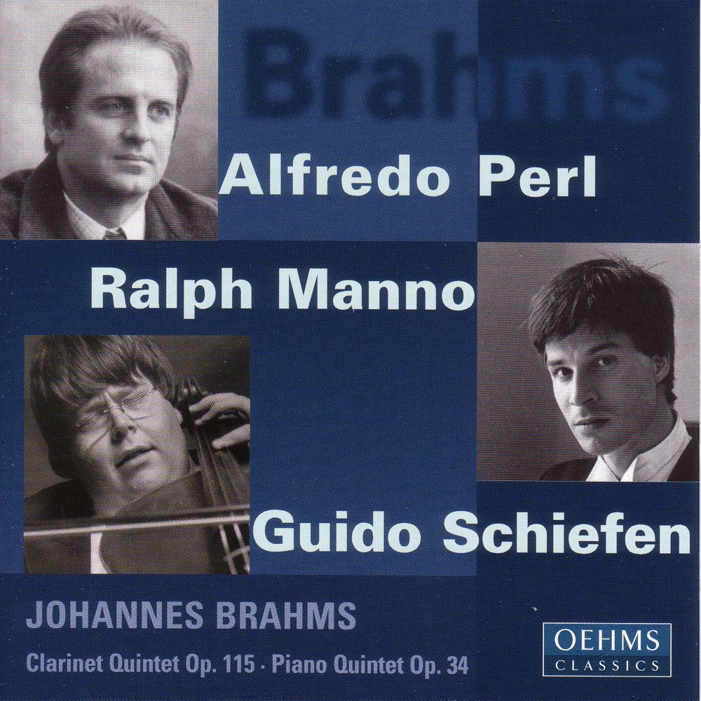 Обложка альбома «Brahms: Clarinet Quintet - Piano Quintet» — Hartmut Rohde, Ralph Manno, Guido Schiefen, Michaela Paetsch-Neftel, Rahel Cunz & Alfredo Perl